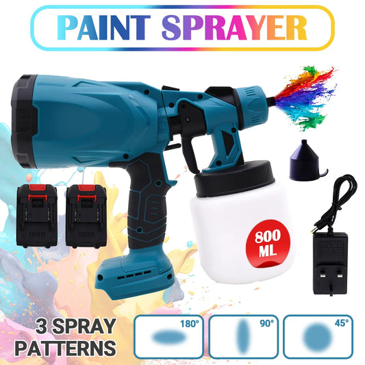HVLP Paint Sprayer Cordless w/21V Battery