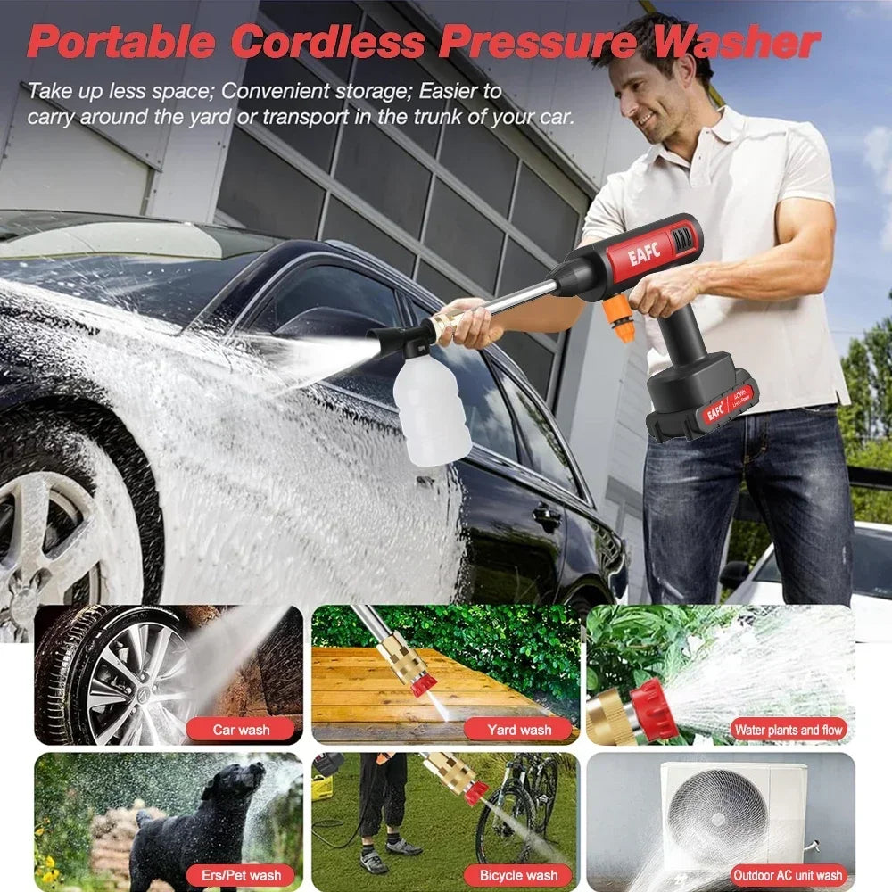 Cordless  High Pressure Washing Gun