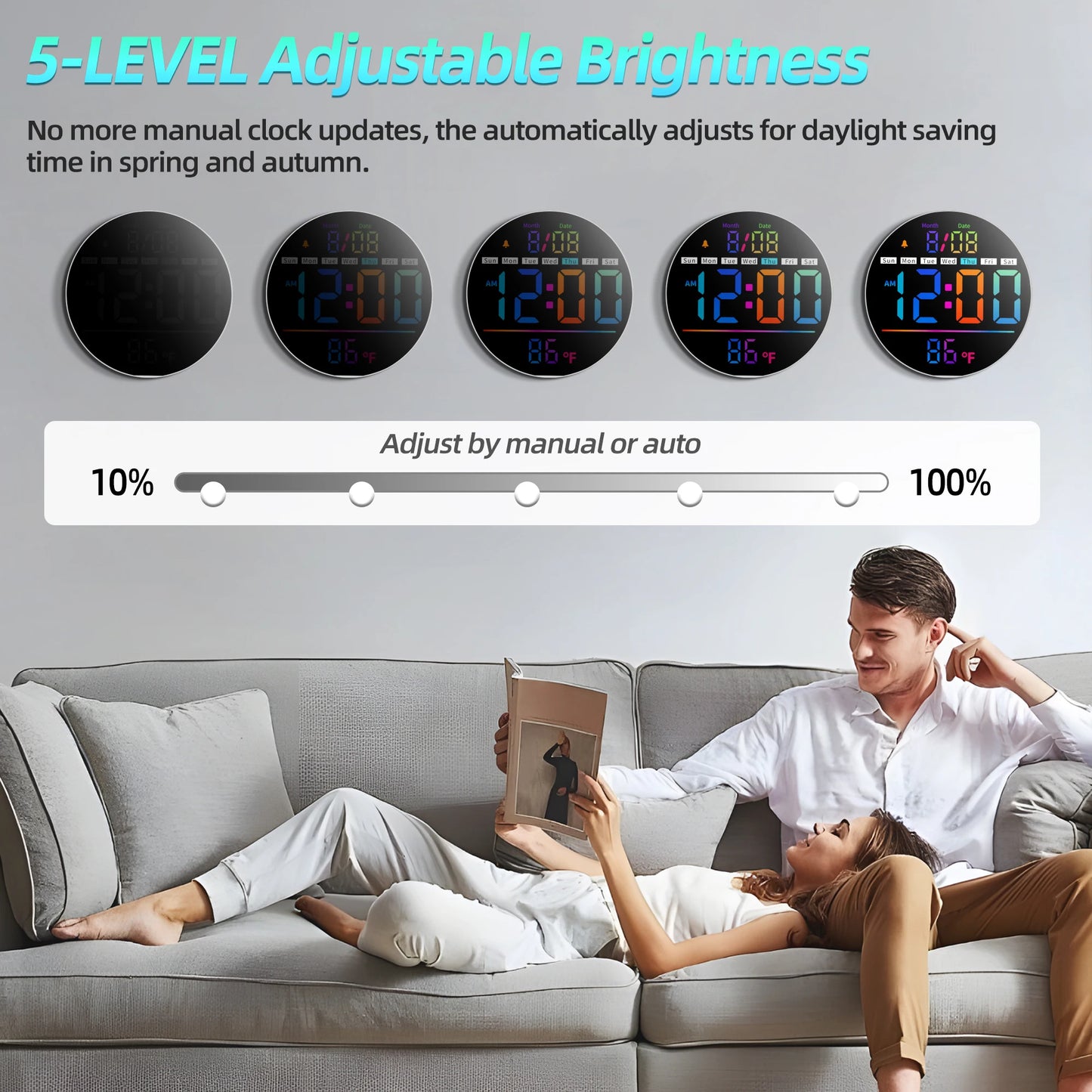 8‘’LED Wall Clock