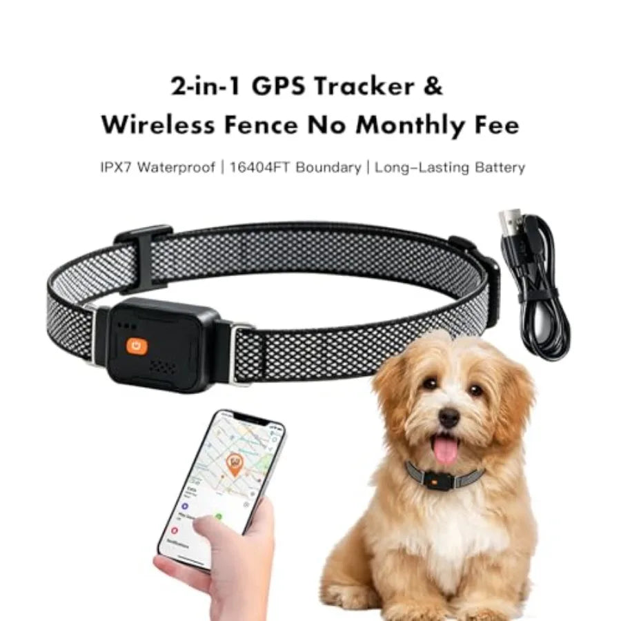 GPS Invisible Fence for Dogs with APP Control