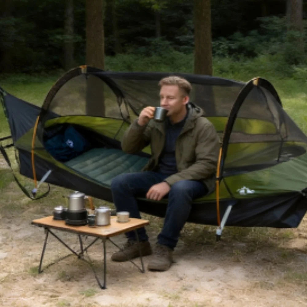 Flat Lay Hammock Tent with Mosquito Net