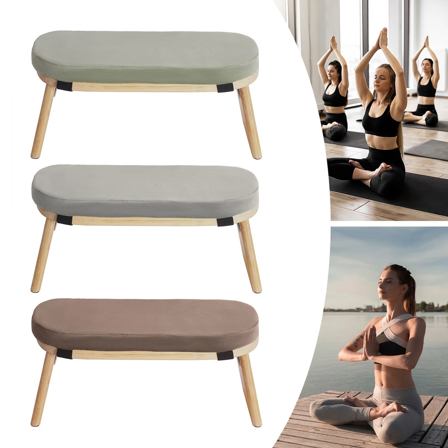 Foldable Meditation Bench Kneeling Meditation Stool