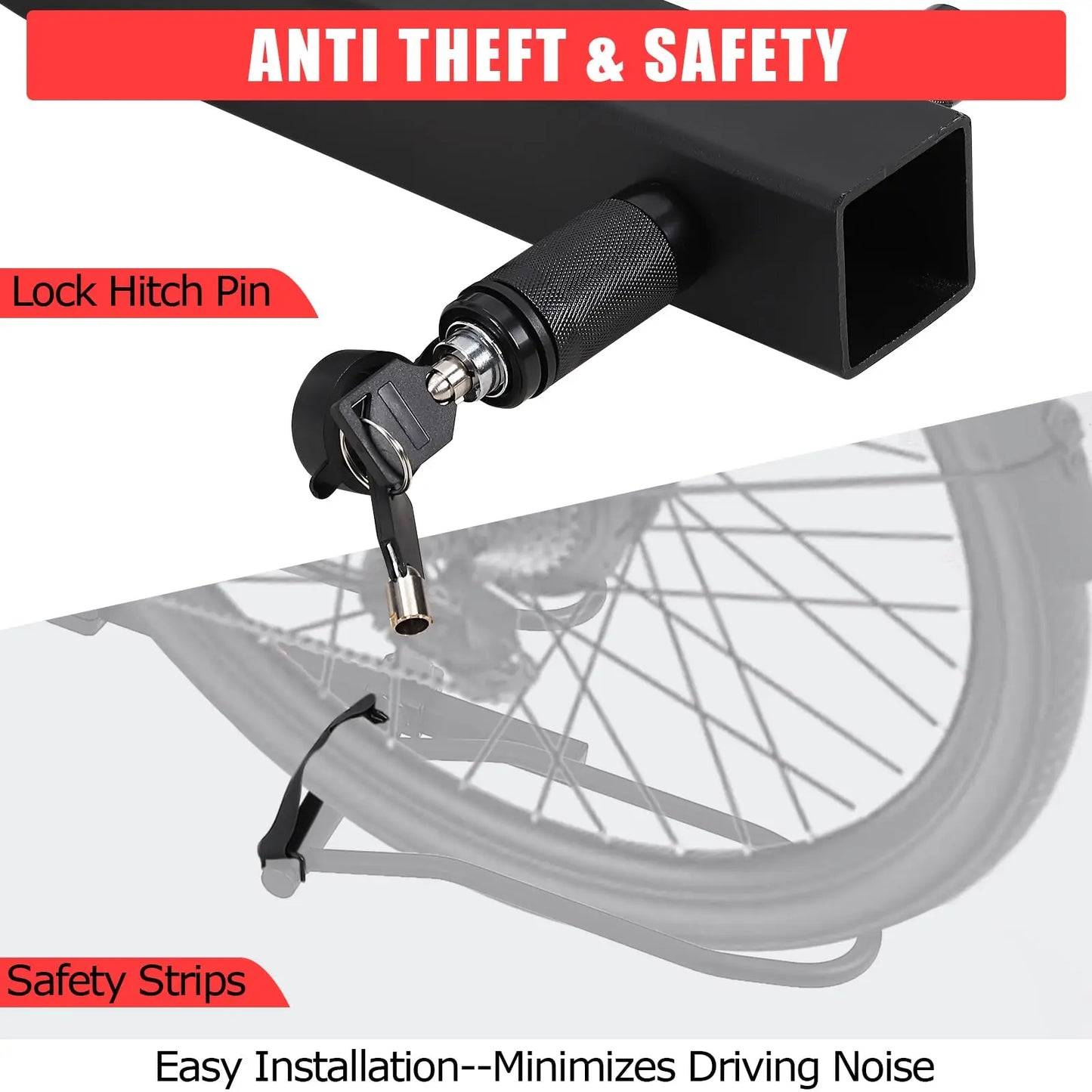 Hitch Mounted  2-Bike Rack
