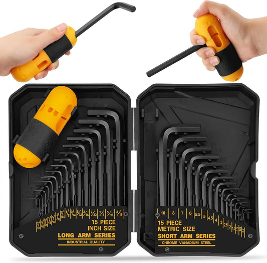 31-Piece Hex Key Set - SAE & Metric