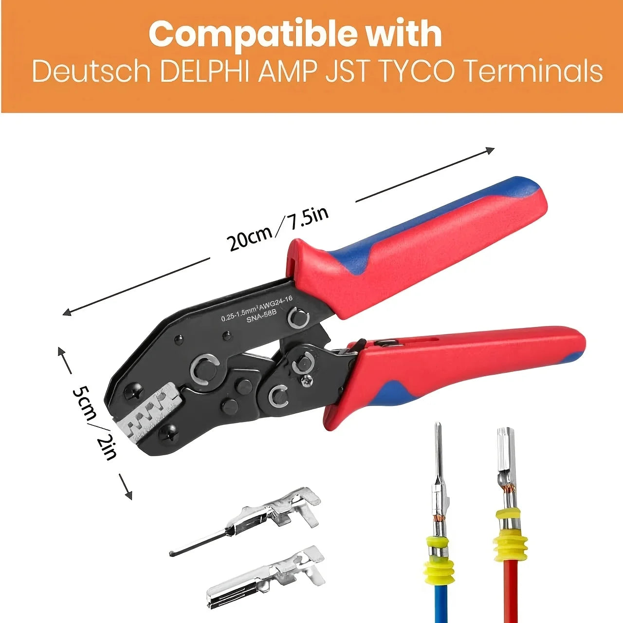 Electrical Crimping Tool, 20-14 AWG