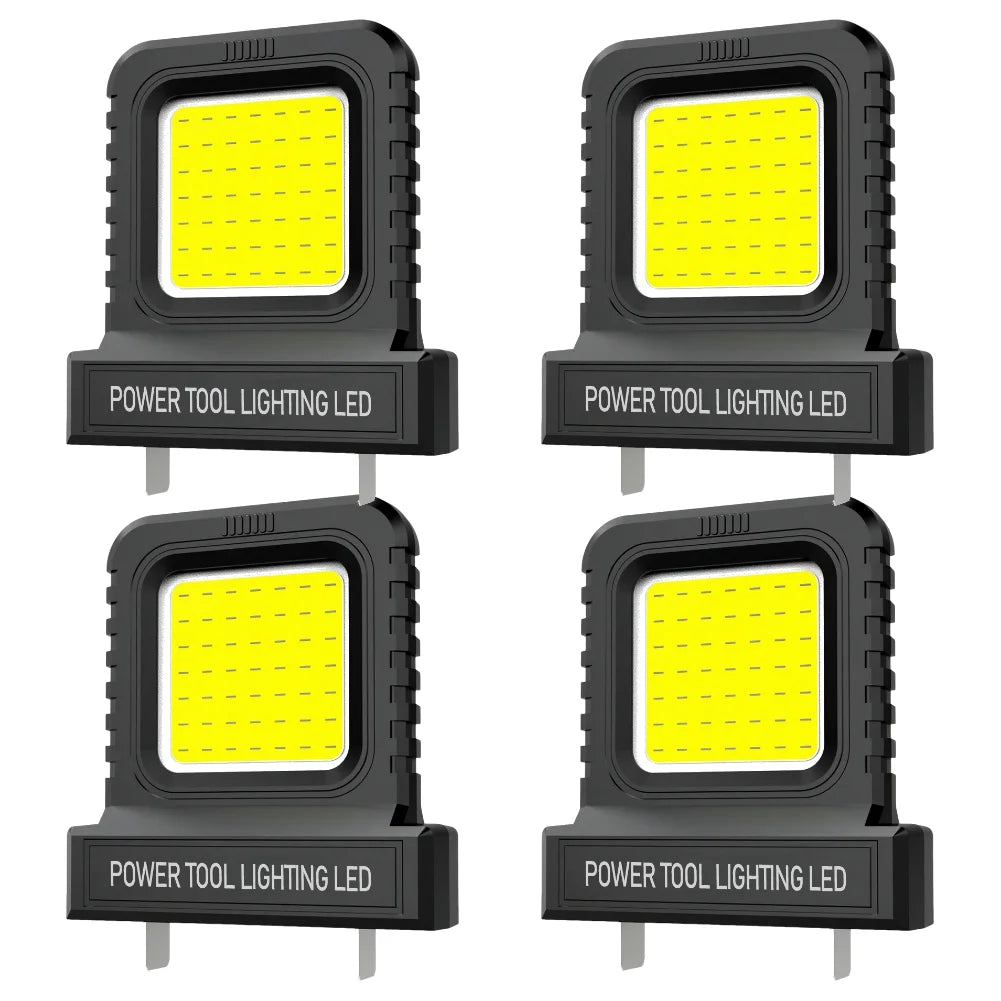 LED Work Light for Makita,Milwaukee,Dewalt,Bosch ,20V-21V Li-ion Battery