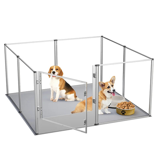 Dog Playpen Acrylic Enclosure