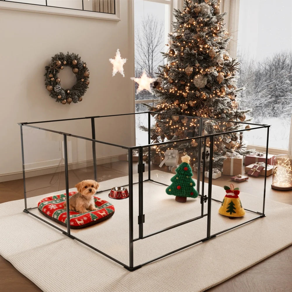 Large Acrylic Dog Playpen Enclosure