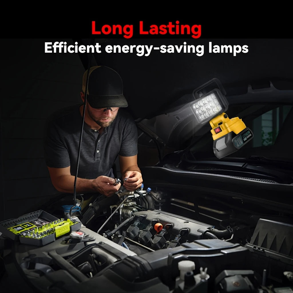 LED Work Light Compatible with Makita Battery