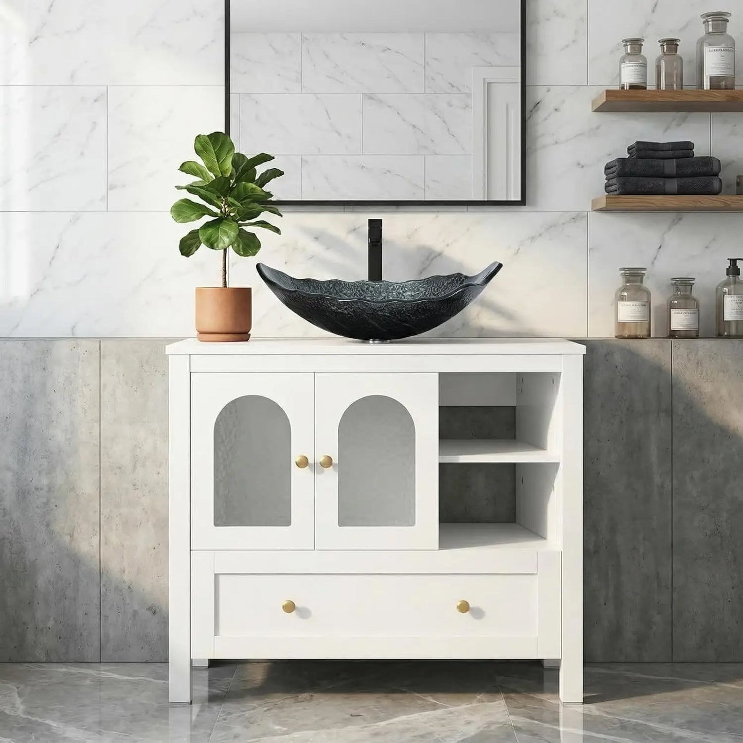 36"  Bathroom Vanity with Sink
