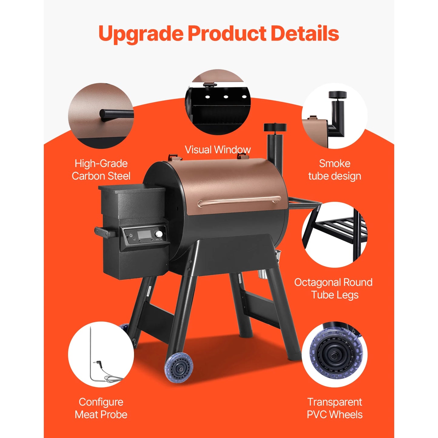 Wood Pellet Grill Smoker