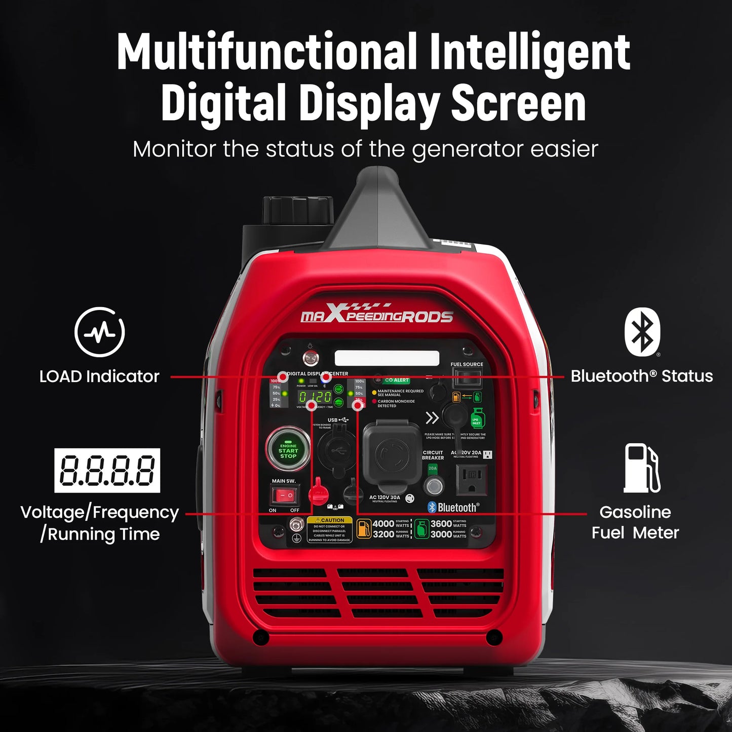4KW Portable Dual Fuel Generator Inverter