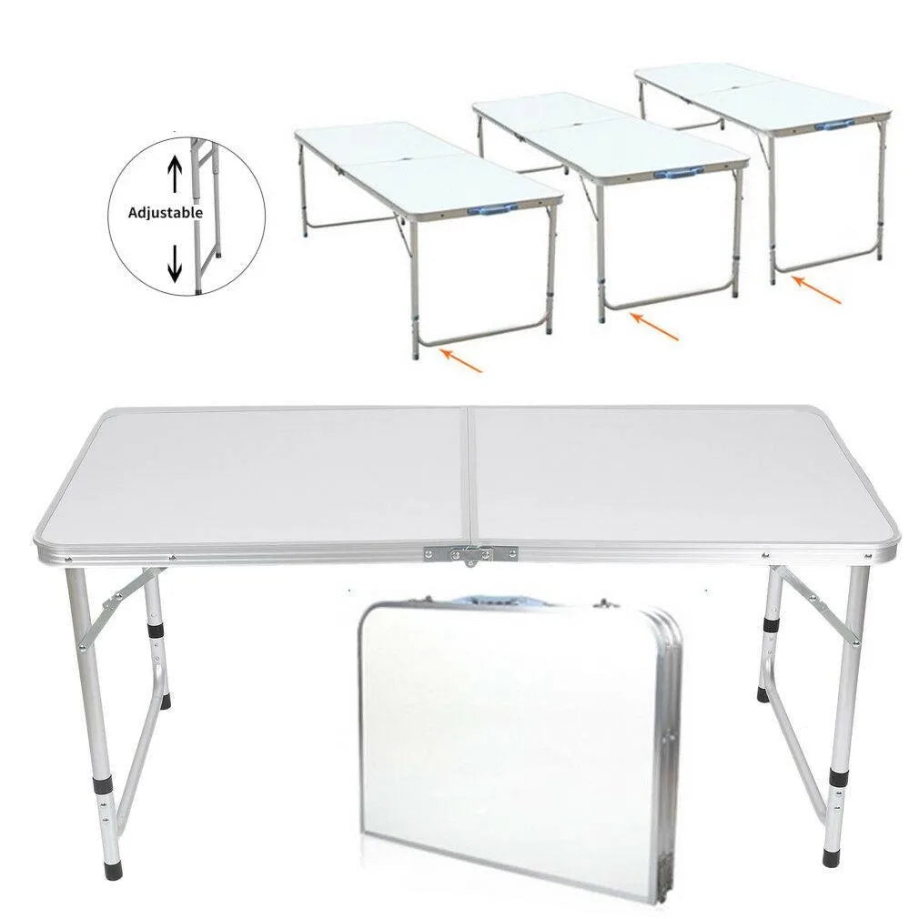 4ft Aluminum Camping Folding Table