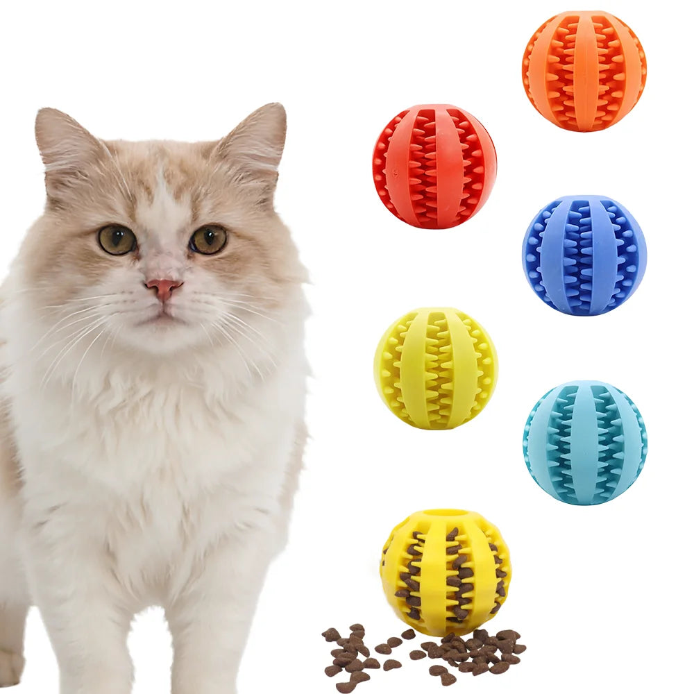 pet dog food leakage toy balls