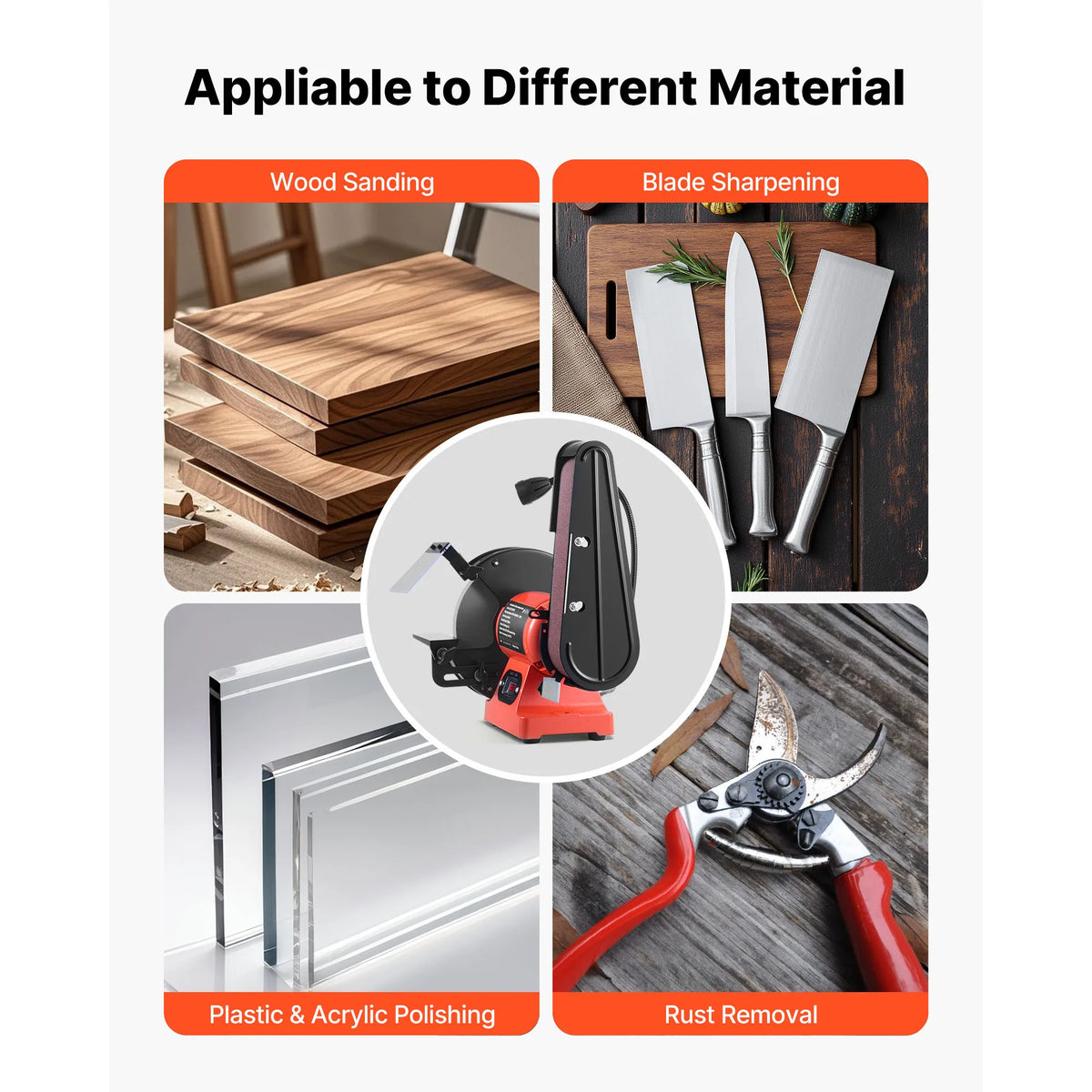 8" Bench Grinder & 2" x 28" Belt Sander Combo