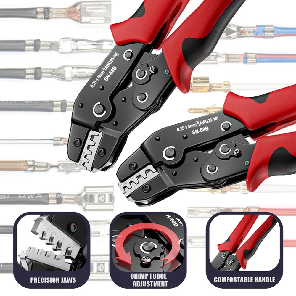 Ratcheting Crimping Tool Set