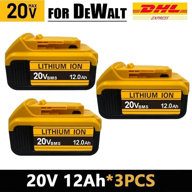 20V 12.0Ah MAX Battery / Charger For DeWalt