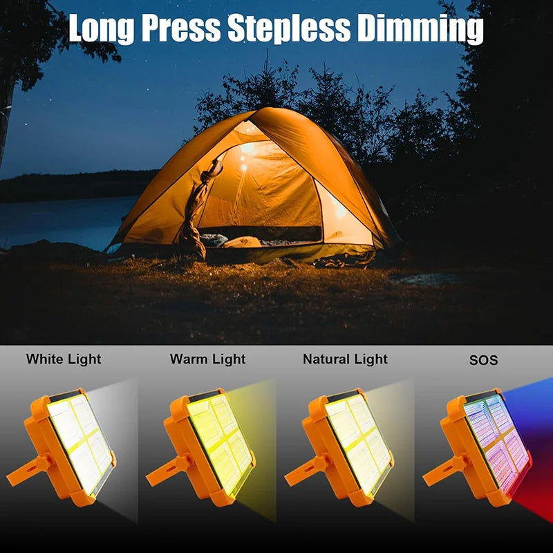 Solar Camping Light with USB Charging