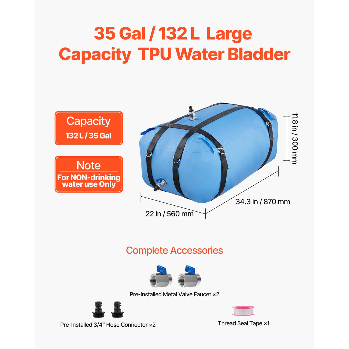 Water Storage Bladder
