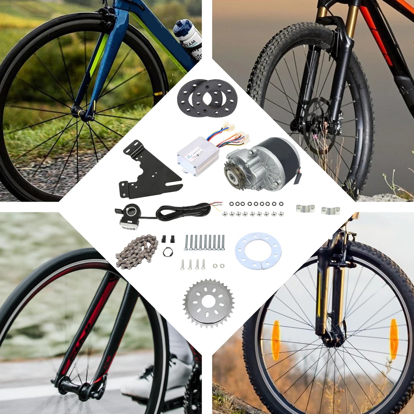 Electric Bike Conversion Kit 350W 36V
