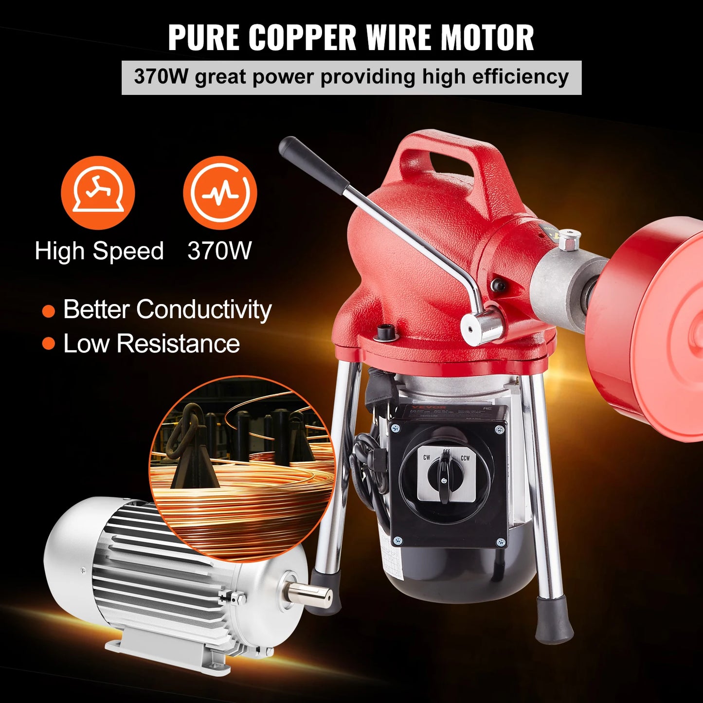 Drain Cleaner Machine/Snake