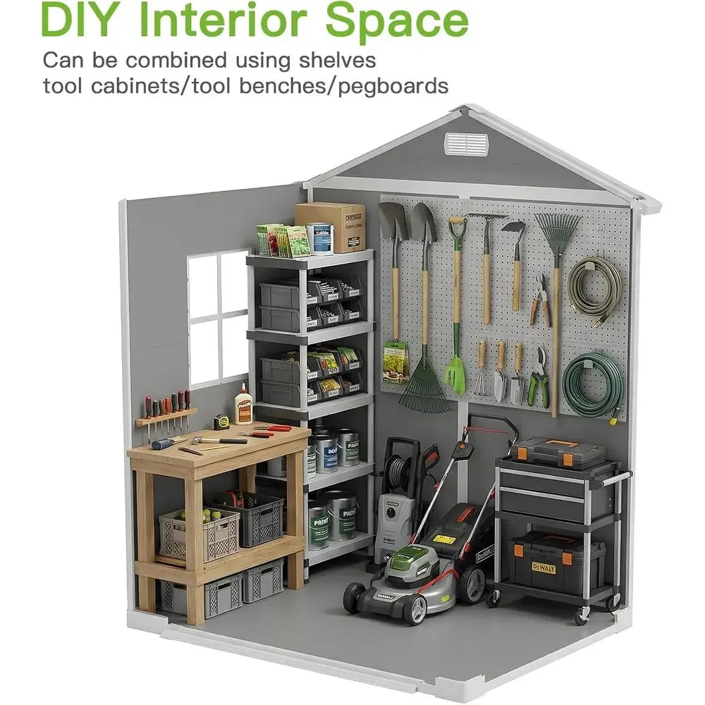 6x4 Outdoor Storage Shed