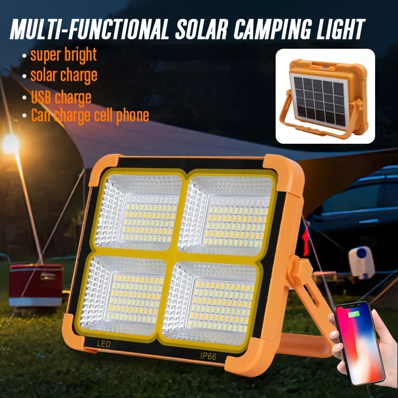 Solar Camping Light with USB Charging