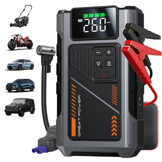 Car Jump Starter With Air Compressor