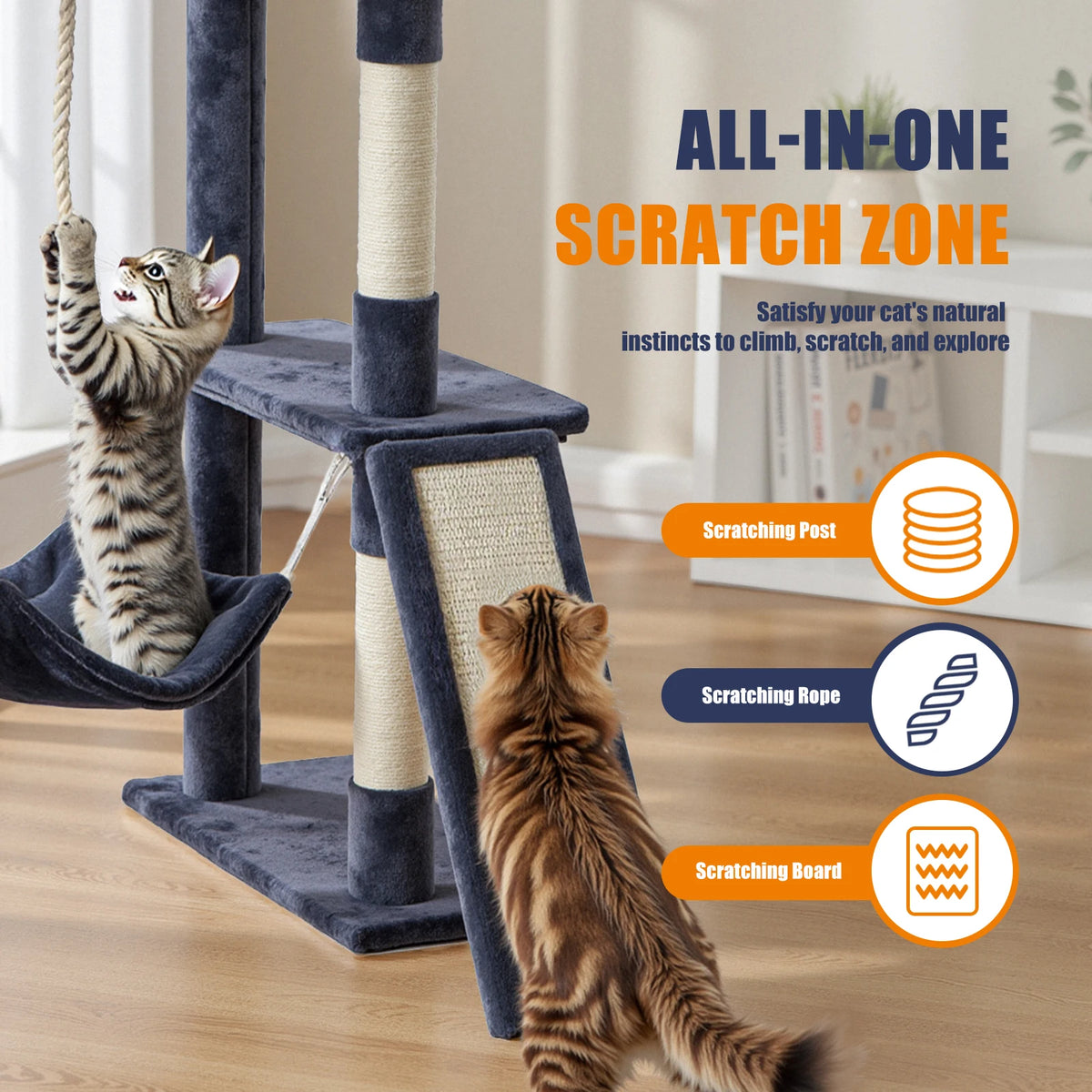 63In Cat Tree  Scratching Post