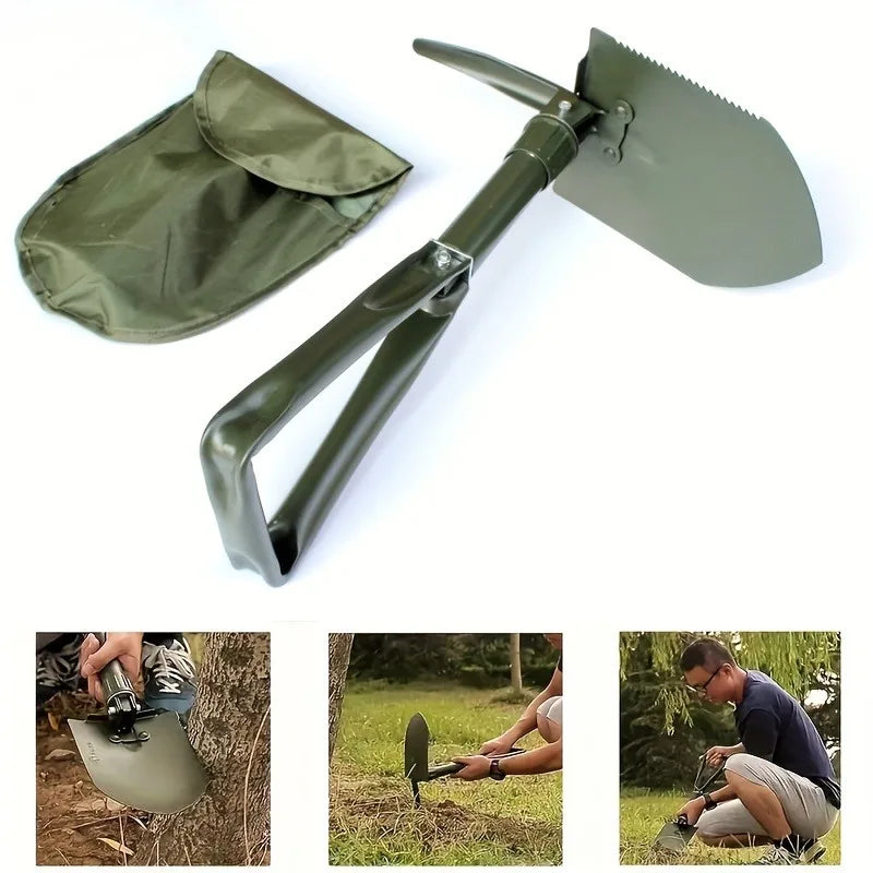Camping Folding Shovel with Protective Sheath