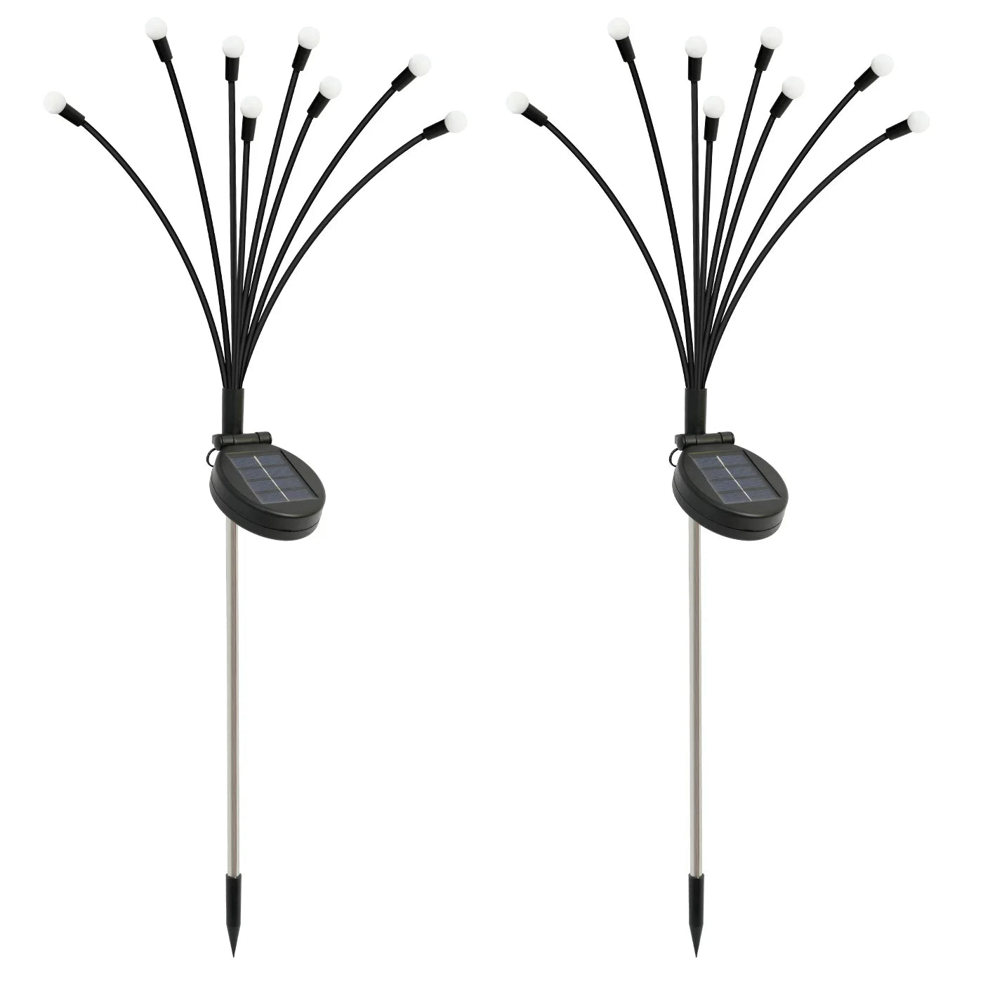 8-Head Solar Firefly Lights LED