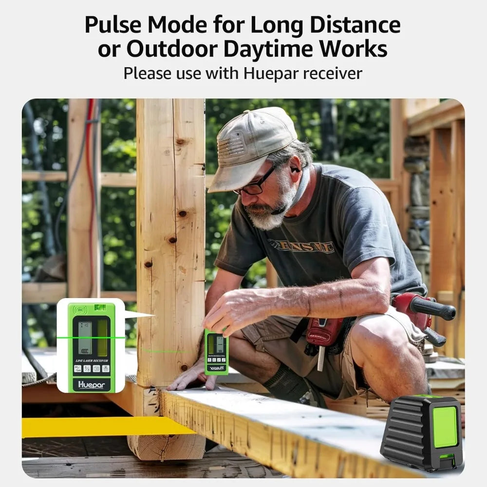 Self-Leveling Cross Line Laser Level, 150Ft, 360°