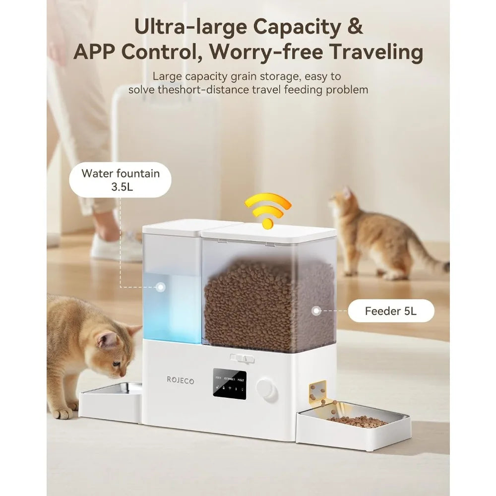 WiFi Automatic Cat Feeder & Water Dispenser
