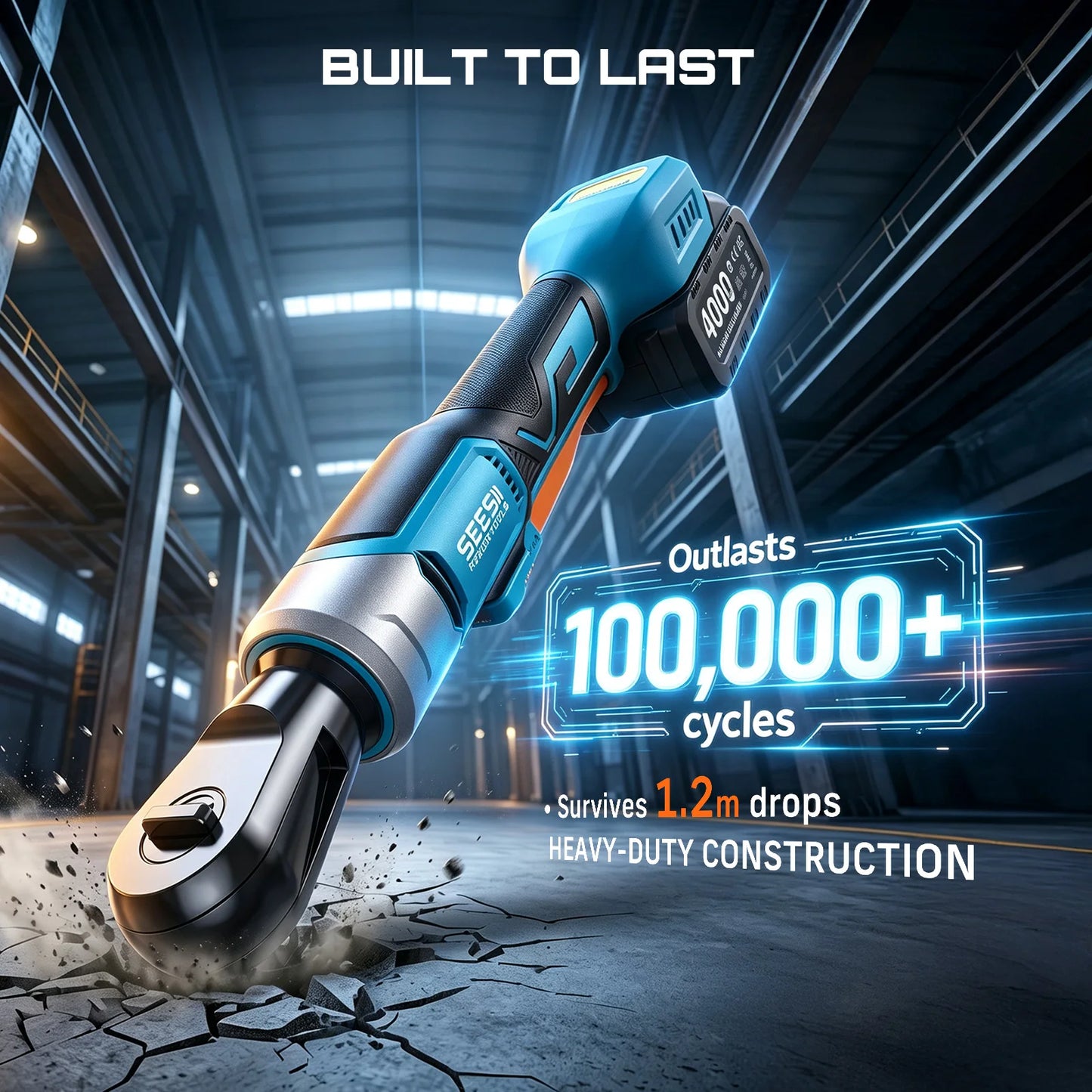 3/8" Ratchet Wrench & 1000N.m Impact Wrench Kit