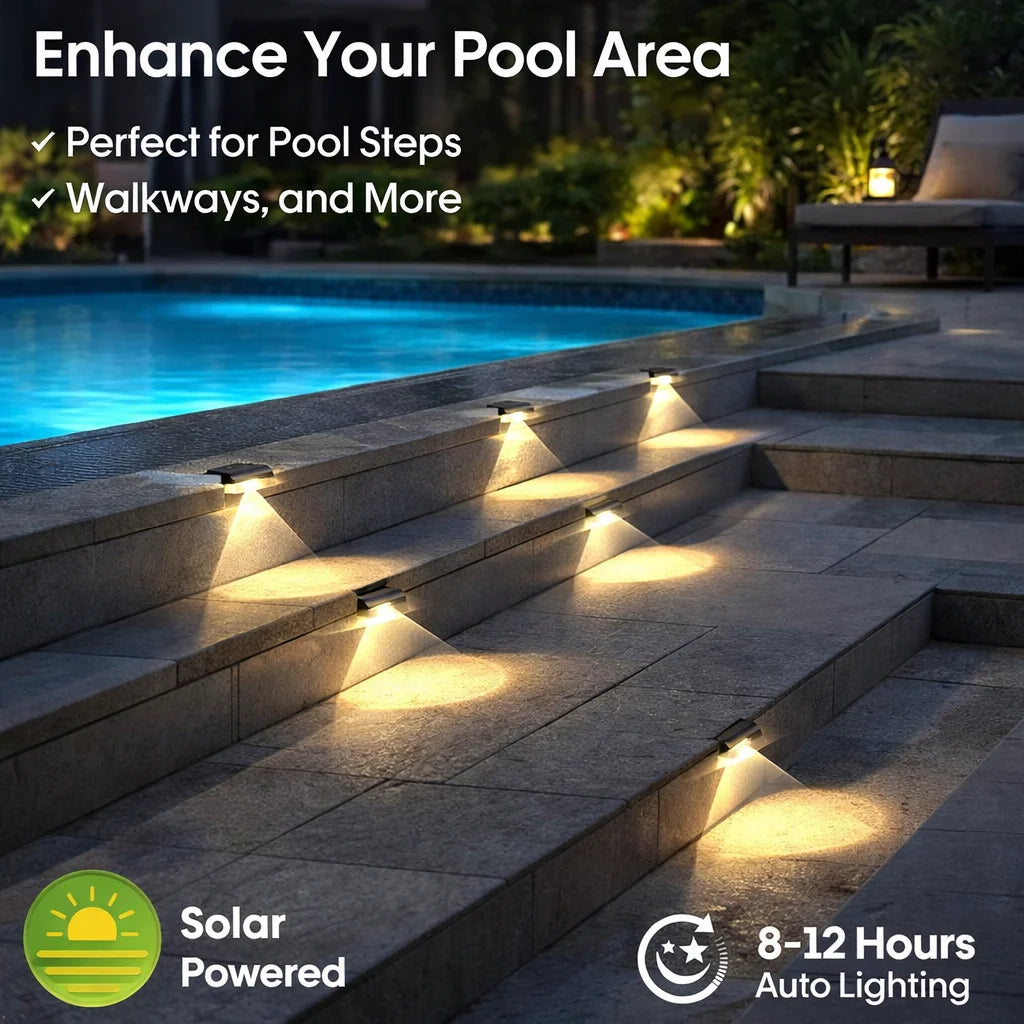 Outdoor Solar Fence Lights