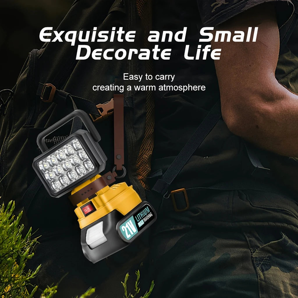 LED Work Light Compatible with Makita Battery