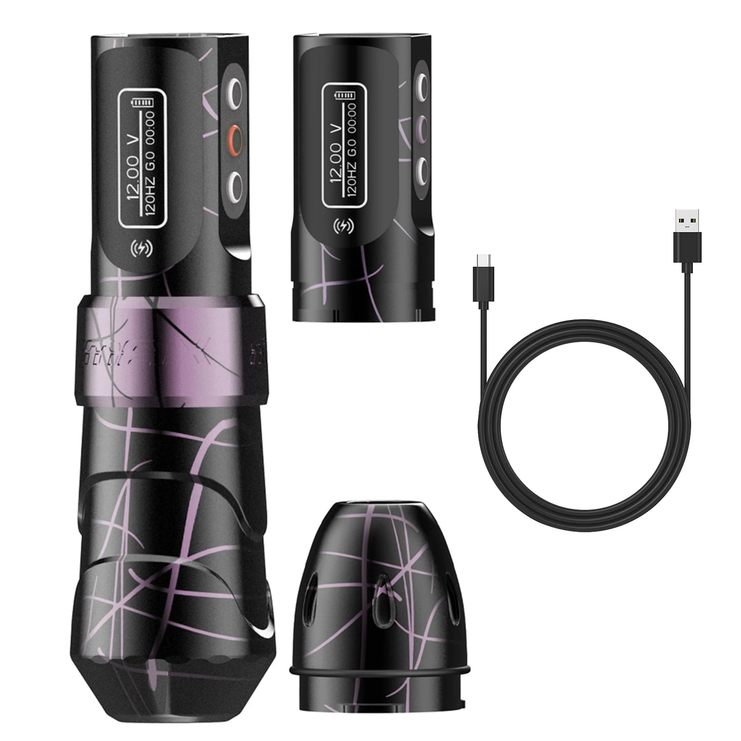 Professional Tattoo Pen  Wireless  2Battery