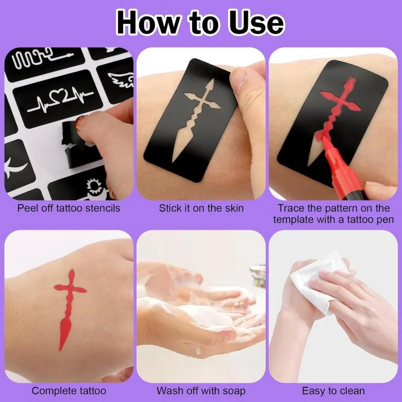 Temporary Tattoo Pen Set