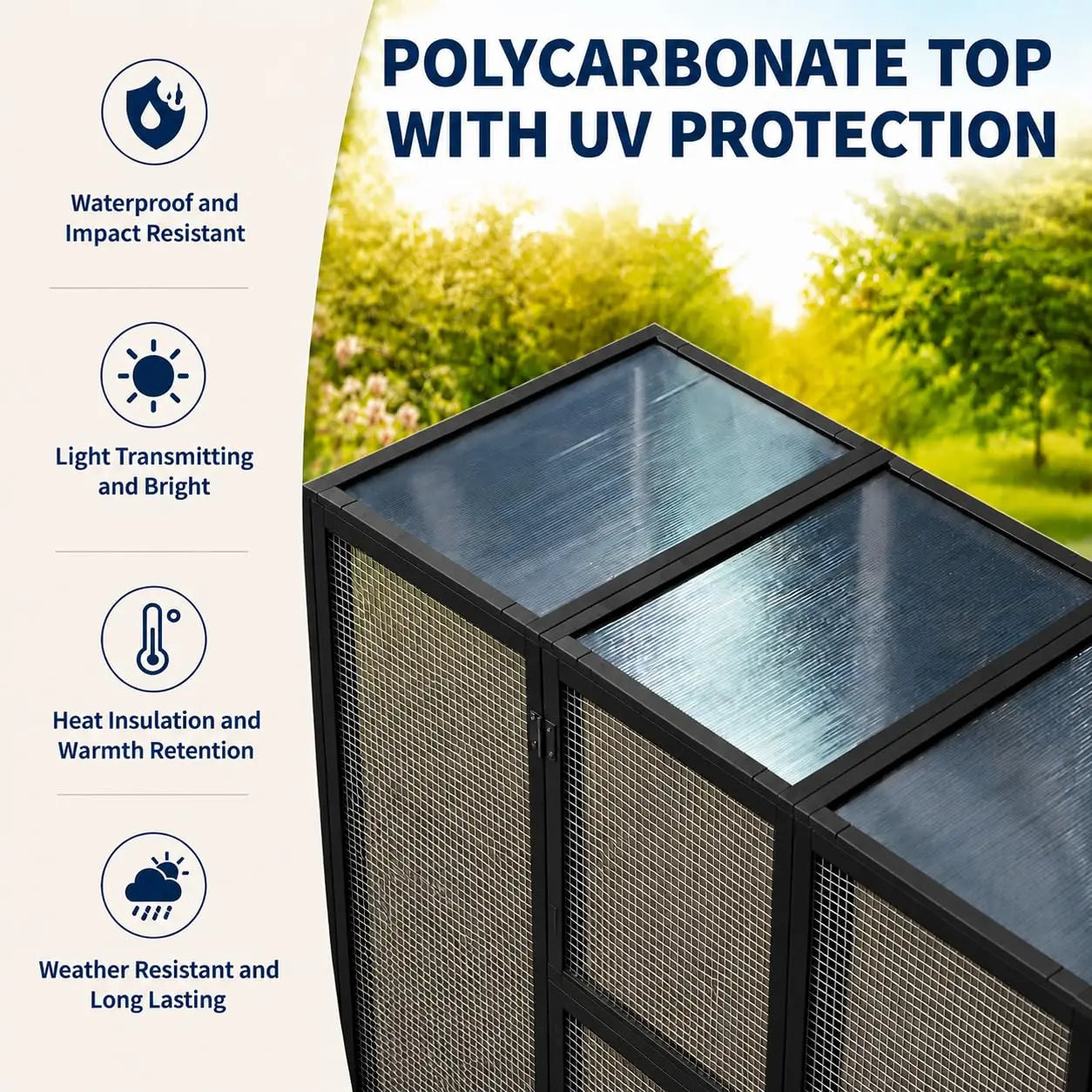 70in Outdoor  Cat Enclosure