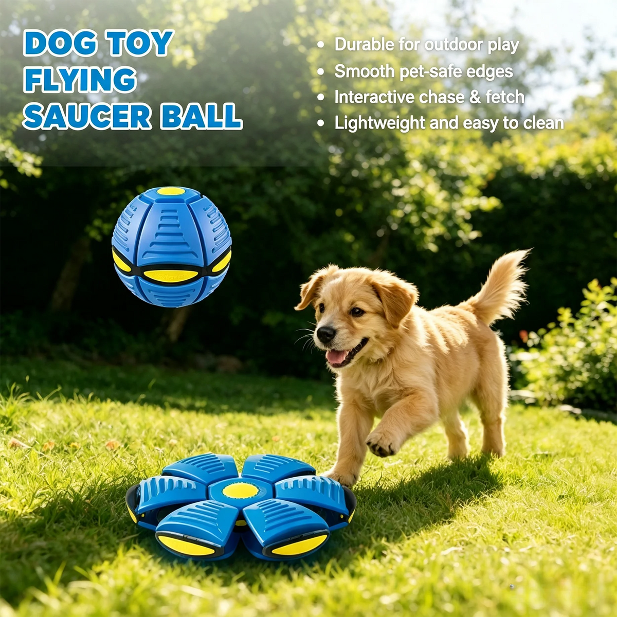 Six-Light Pet Bouncy Ball