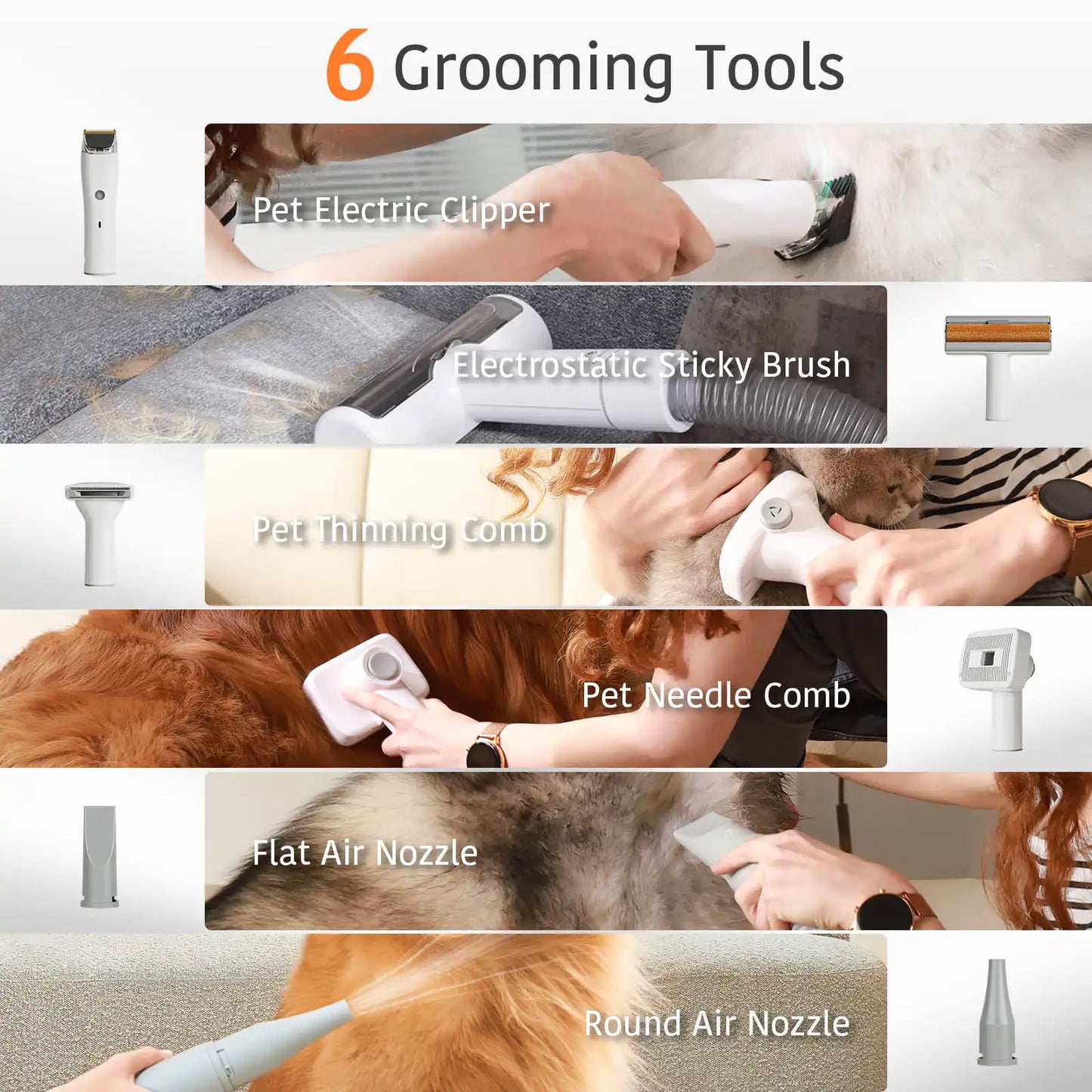 Pet Grooming Hair Vacuum