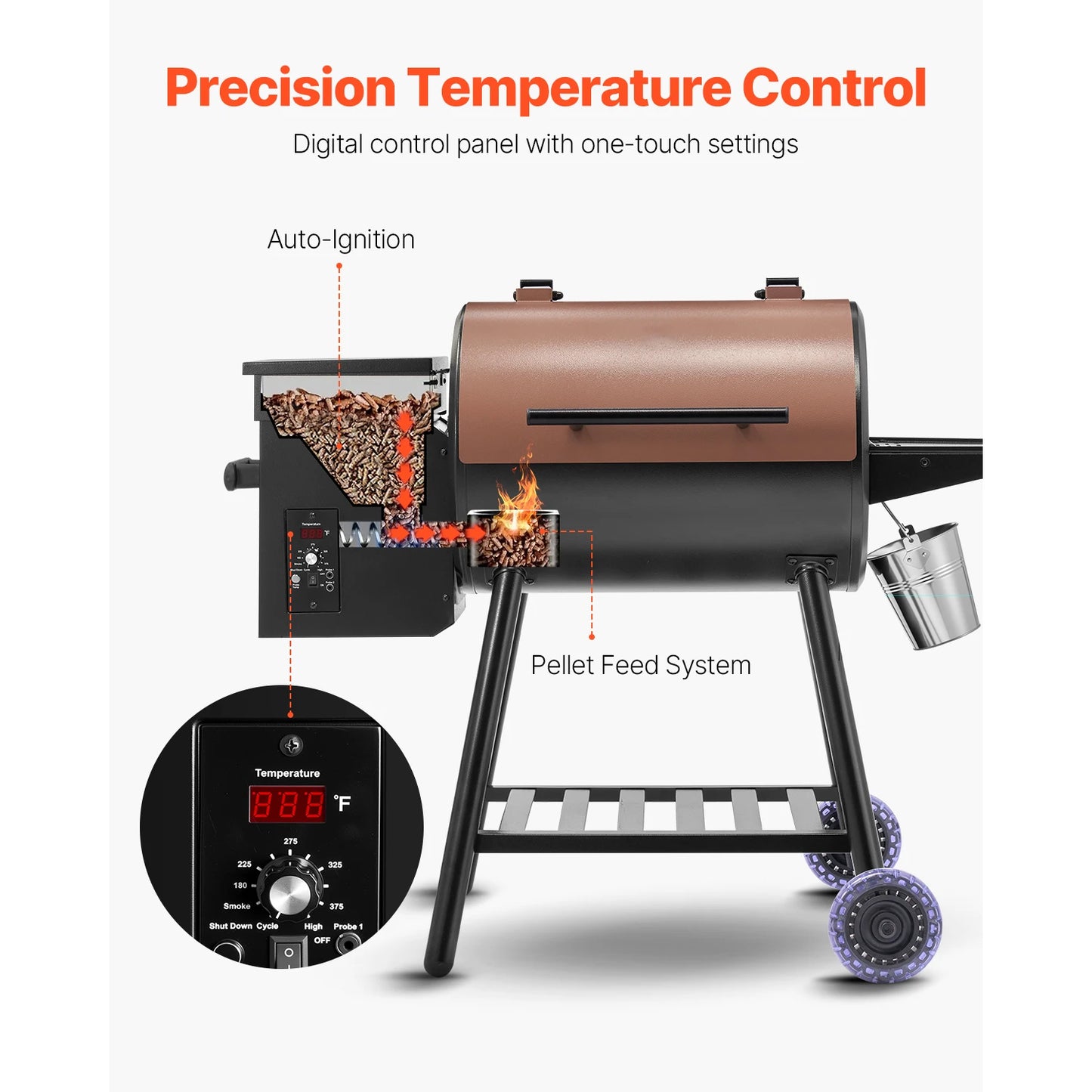 Wood Pellet Grill Smoker