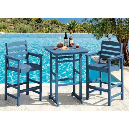 Adirondack Chairs and Bar Table Set