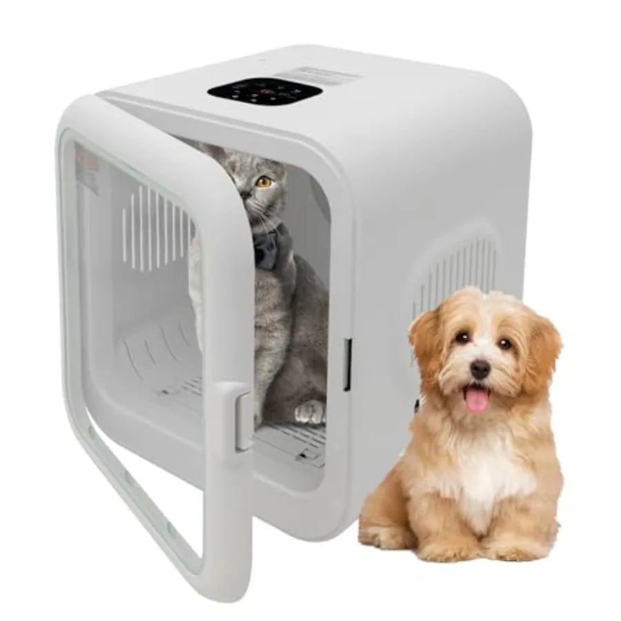 Portable Pet Dryer Box for 22.05 lbs Cats/16.53 lbs Dog 800W