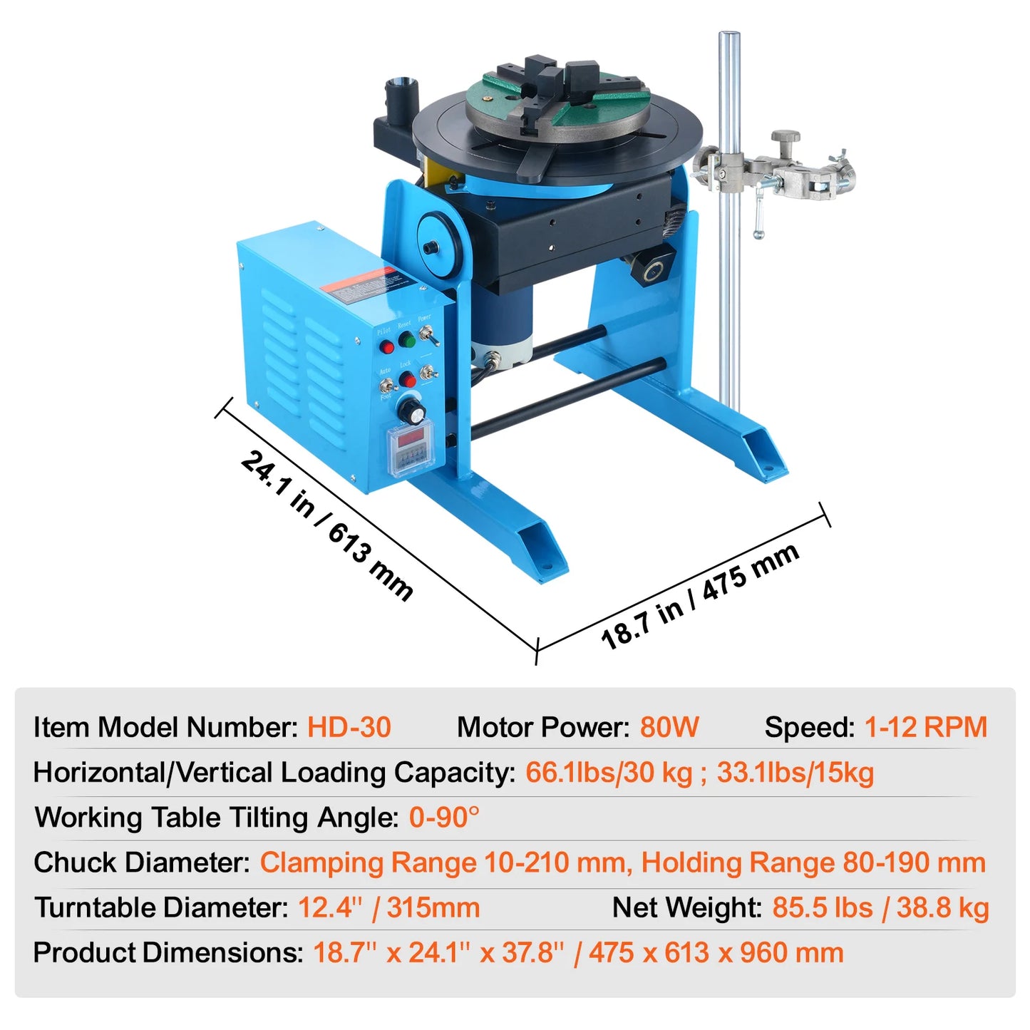 Rotary Welding Positioner