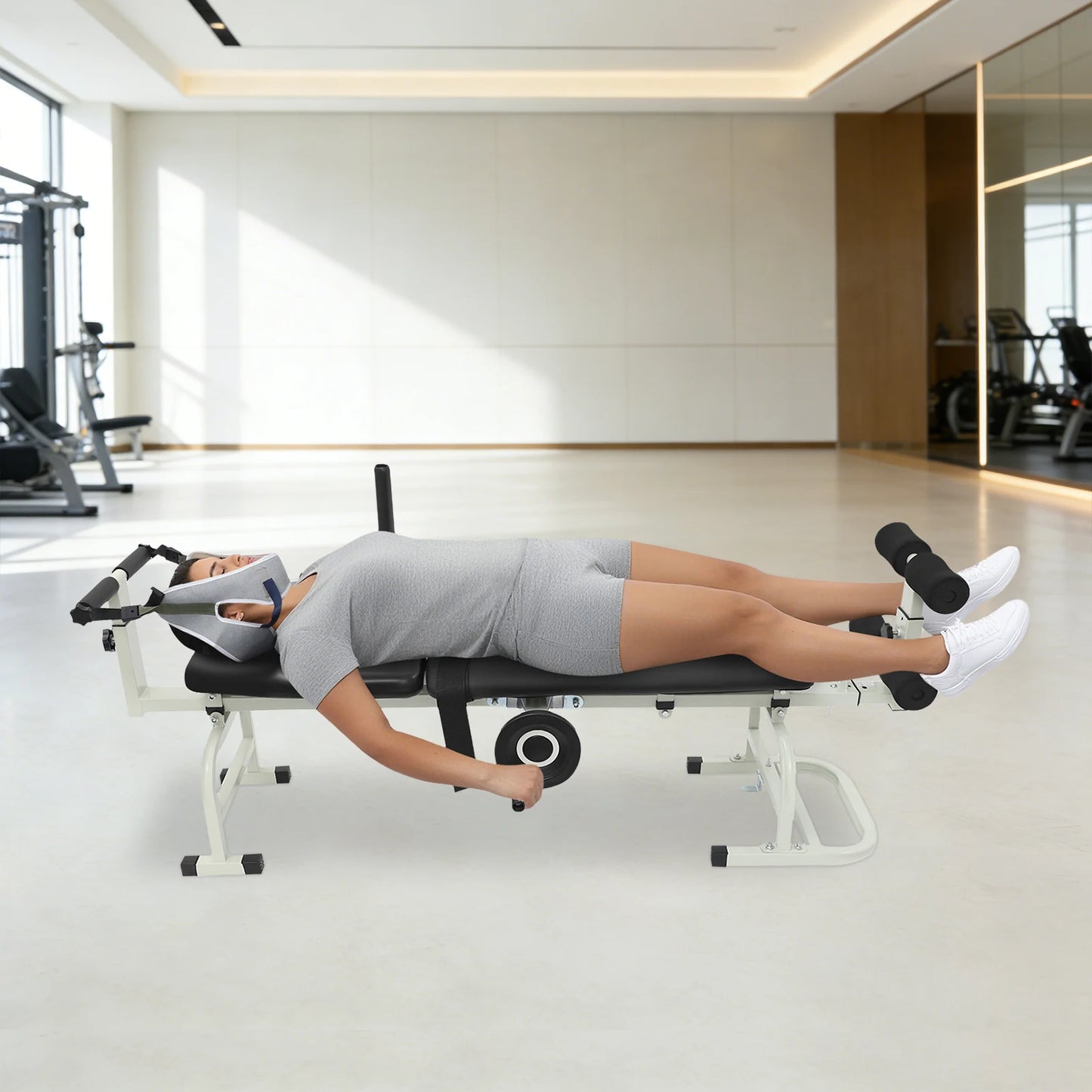 Back Stretch, Neck Stretcher Decompression Bench