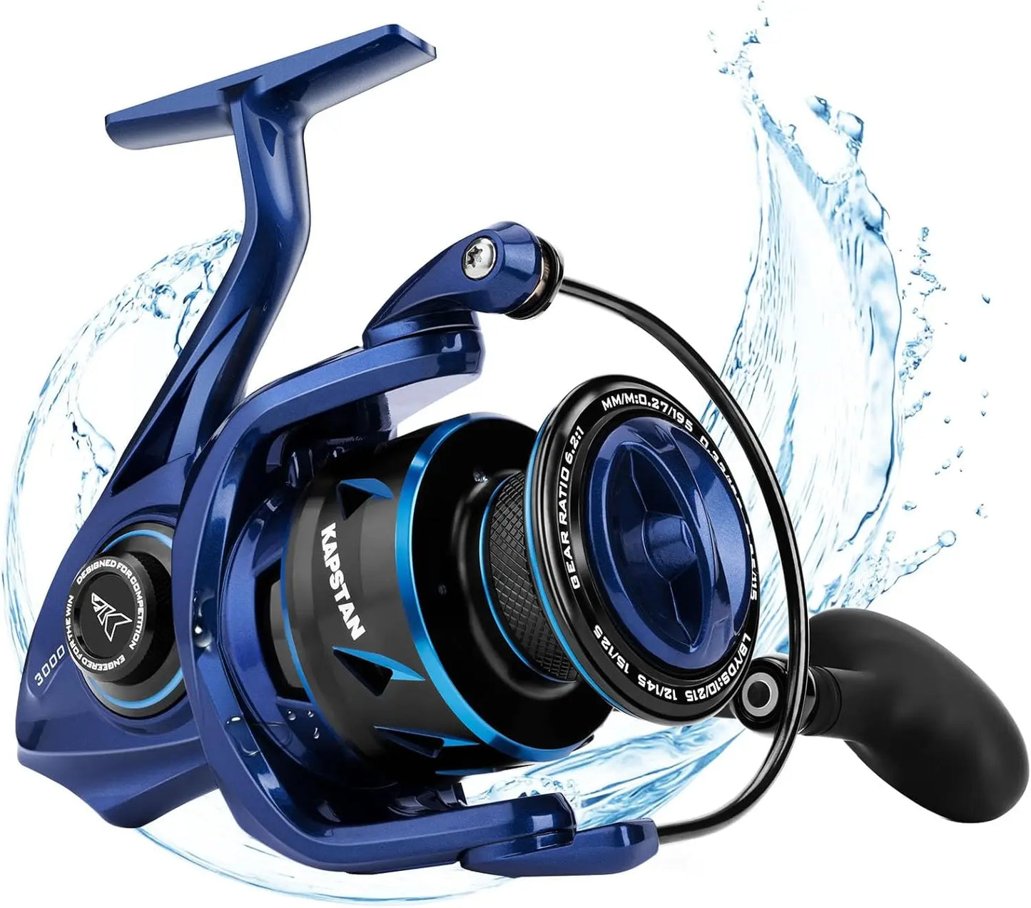 Spinning Fishing Reel, Up to 55Lbs Max Drag,