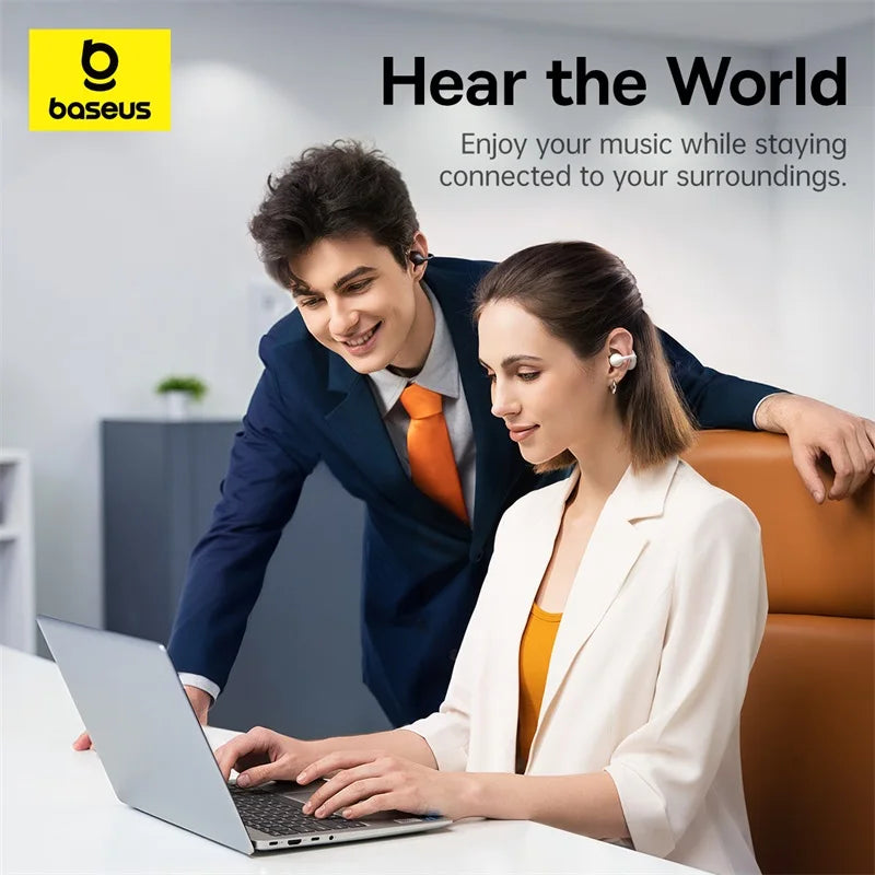 Open Ear Earbuds Clip-On