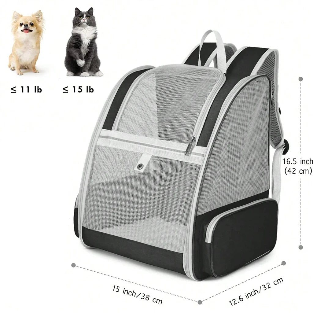 Pet Breathable Mesh Carrier Backpack
