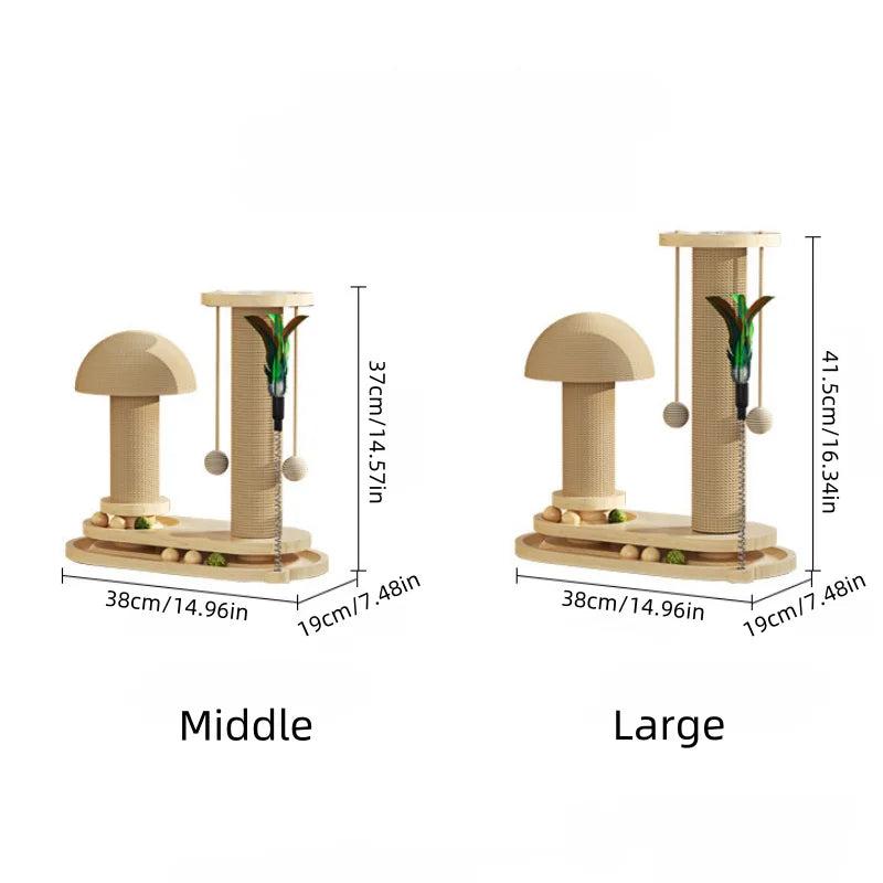 Interactive Cat Scratching Post